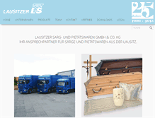 Tablet Screenshot of lausitzer.com